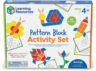 Ensemble de jouets de blocs de modèle de ressources d'apprentissage - bâtiment éducatif. - 3+
