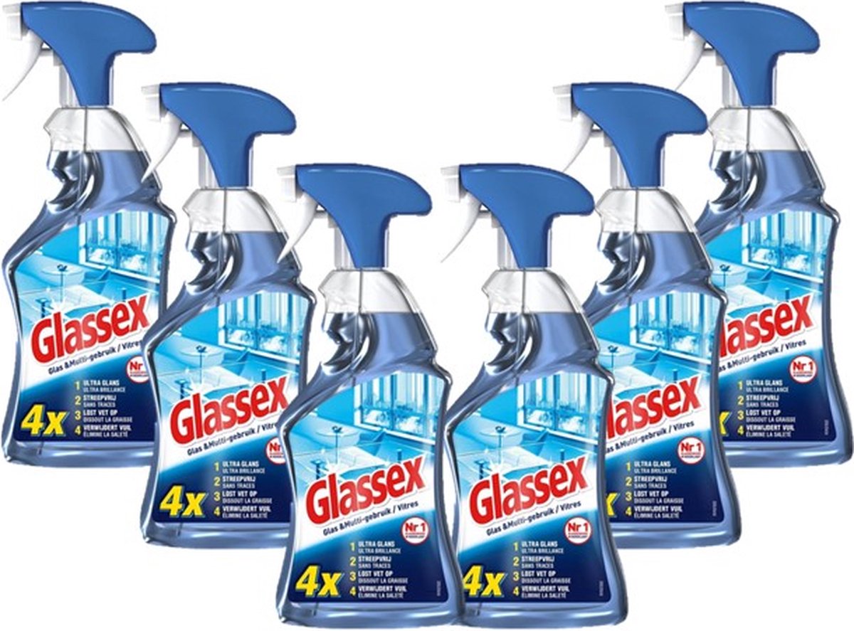 Glassex verre multi-rétractable 6 pièces