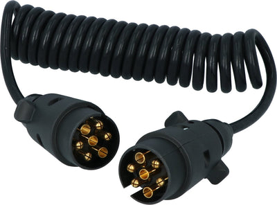 Câble d'extension de remorque en spirale Carpoint 7p > fiche 7p