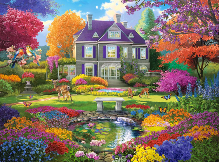 Castorland puzzle jardin de rêves - puzzle de 3000 pièces.