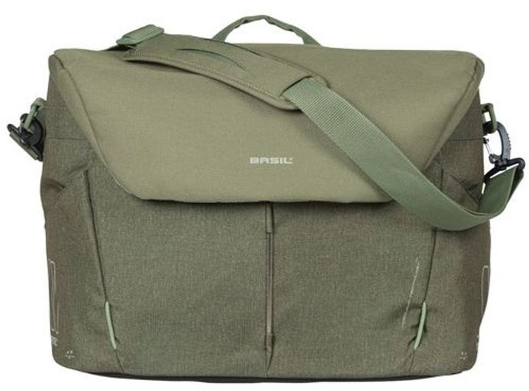 Basil B-Safe Commuter Nordlicht - sacoche pour ordinateur portable - 17 litres - vert olive