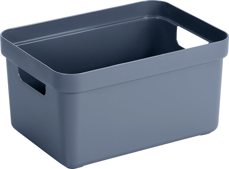 Sunware sigma home boîte de rangement 13l bleu-gris