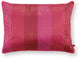 Pip studio coussin décoratif multi rayures - coussin pour le salon - rouge - 50x70cm