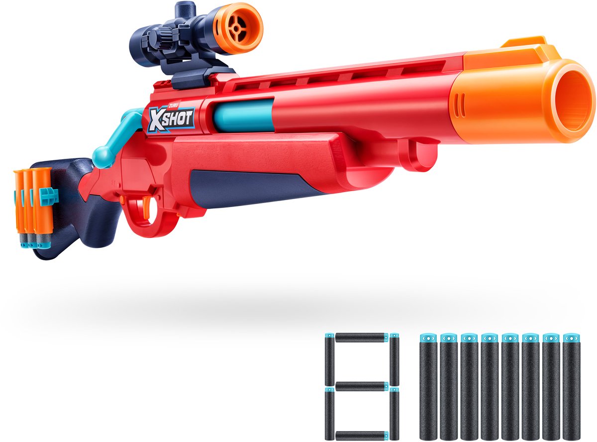 Fusil à verrou X-shot Excel + 16 fléchettes