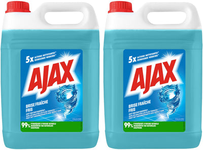 Nettoyant tout usage Ajax Fresh 2 x 5 l - Nettoyant multi-surfaces - Pack économique