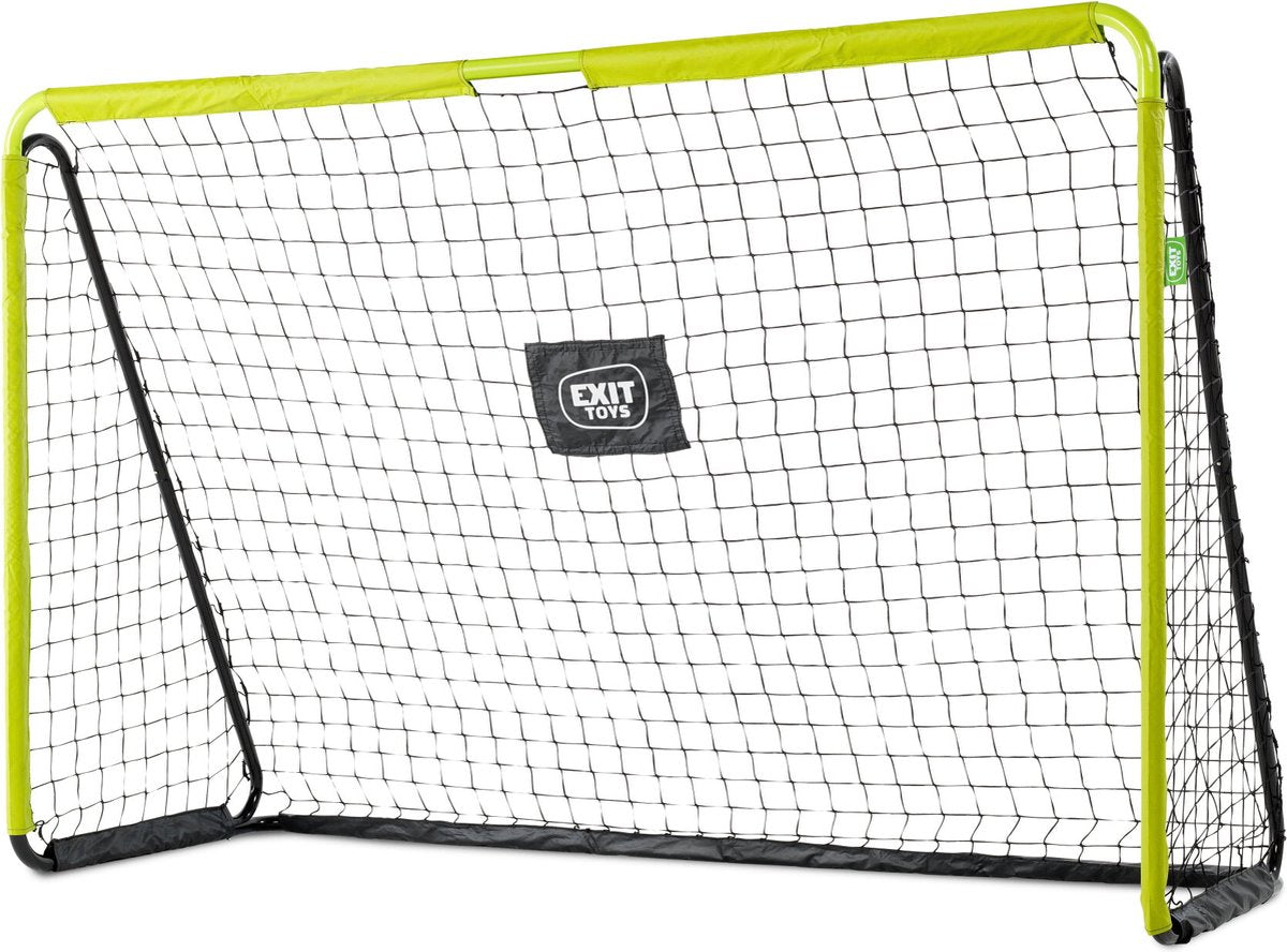 Exit toys exit tempo but de football en acier 240x160cm - but de football - pour enfants - jardin - vert noir
