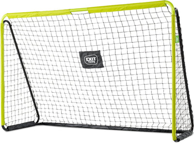 Exit toys exit tempo but de football en acier 240x160cm - but de football - pour enfants - jardin - vert noir
