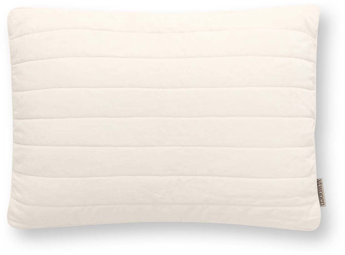 Coussin décoratif Vtwonen matelassé - coussin pour le salon - blanc - 50x70cm