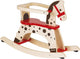 Janod - cheval à bascule en bois - caramel