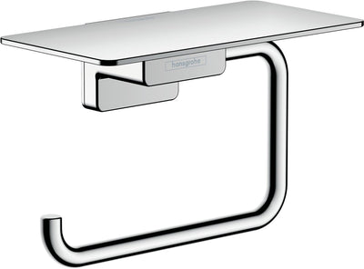 Hansgrohe addtoris porte-rouleau de papier toilette avec étagère chromé