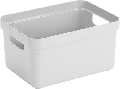 Sunware - boîte de rangement sigma home 5l blanc - 25,2 x 17,5 x 12,2 cm