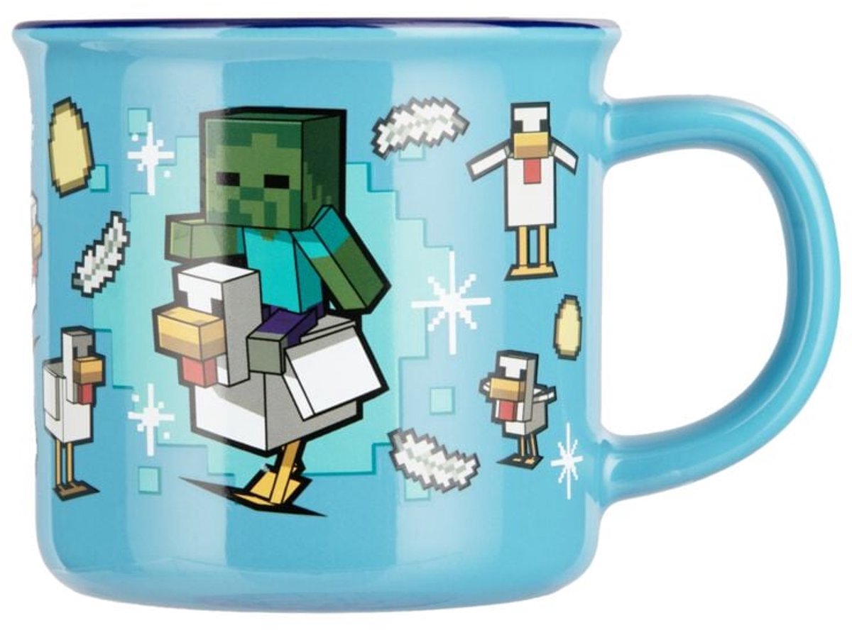 Minecraft poulet jockey - tasse magique tasse unisexe - multicolore - standard