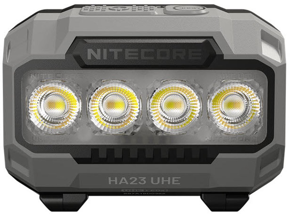 Nitecore ha23 uhe lampe frontale roche noire
