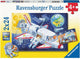 Ravensburger - Puzzle Travel à travers la pièce 2x24 pièces