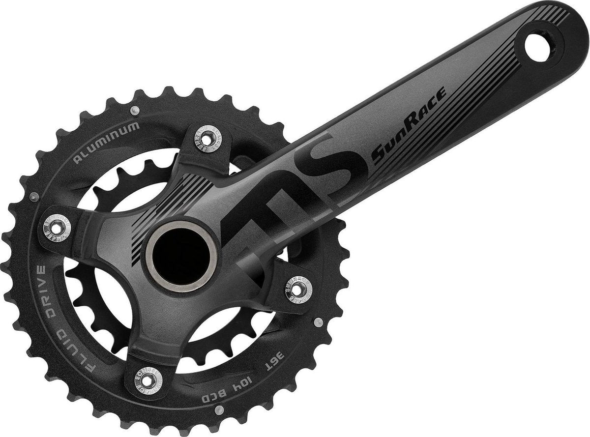 Sunrace Cranket Hollowtech FCMS66 10 vitesses 36 22T. 175 mm incl.