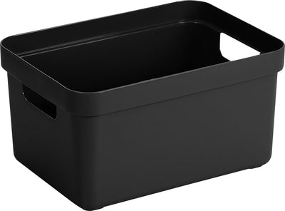 Sunware - boîte de rangement sigma home 5l noir - 25,2 x 17,5 x 12,2 cm