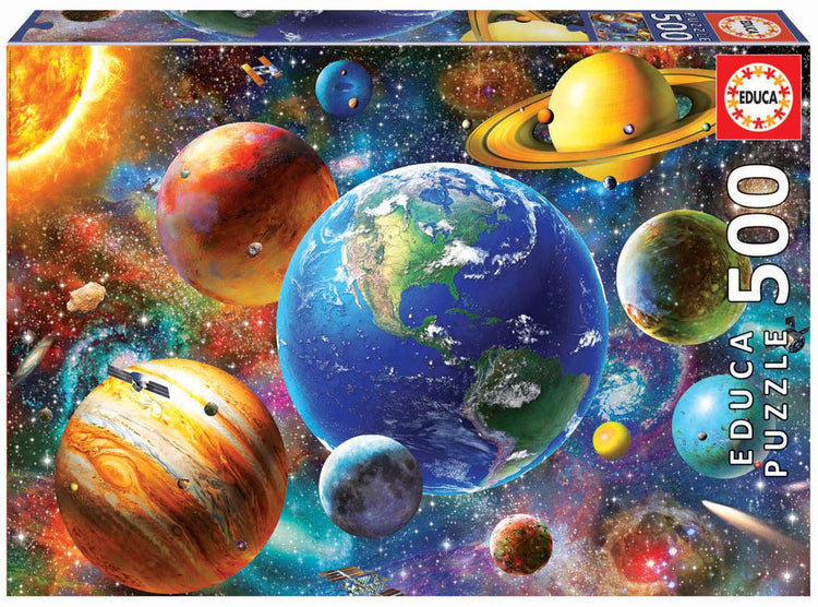 Puzzle Educa système solaire 500 pièces de jouets.