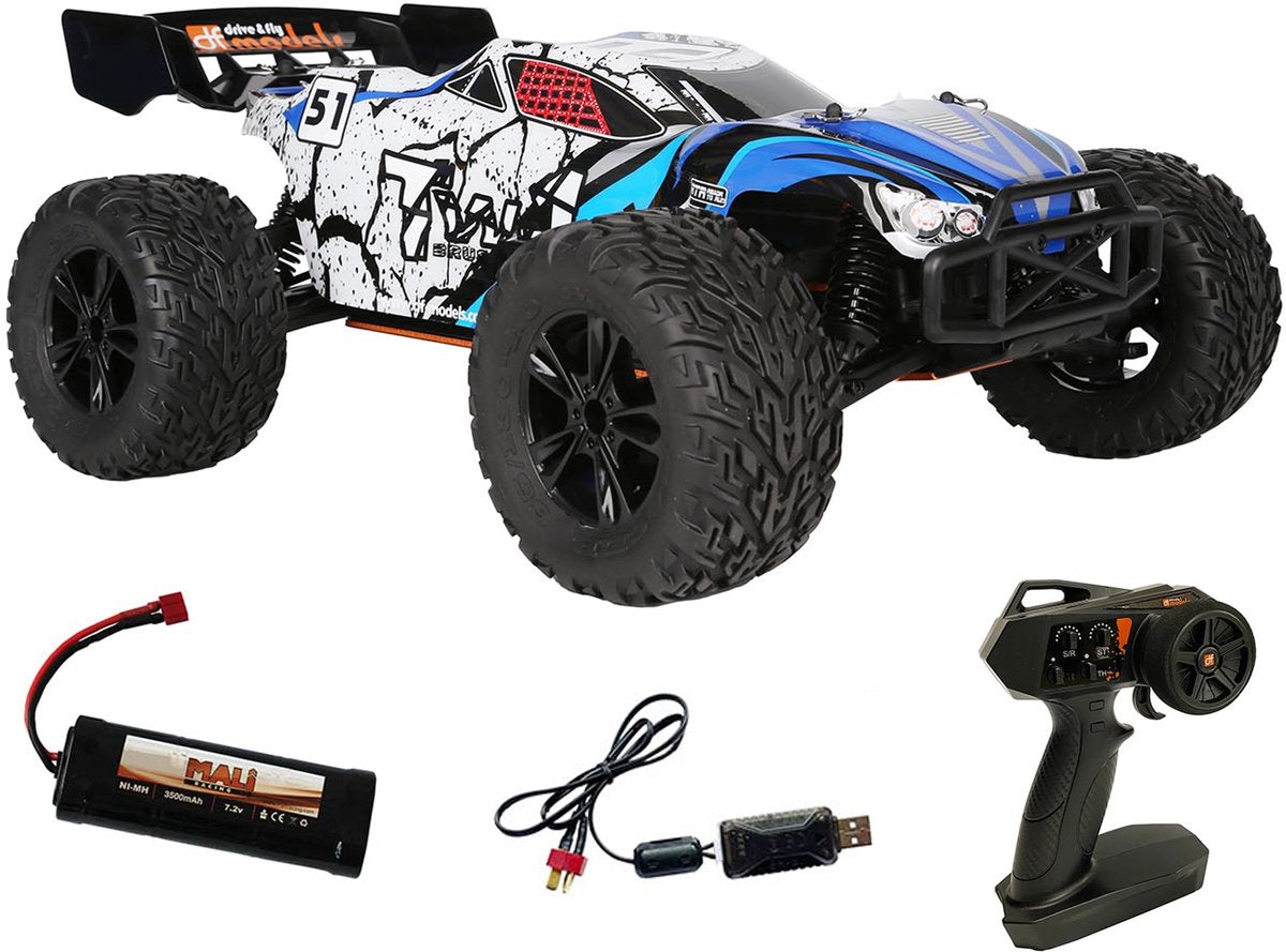 Df-models tw-1 truggy 5.1 brossé 1:10xl - prêt à fonctionner