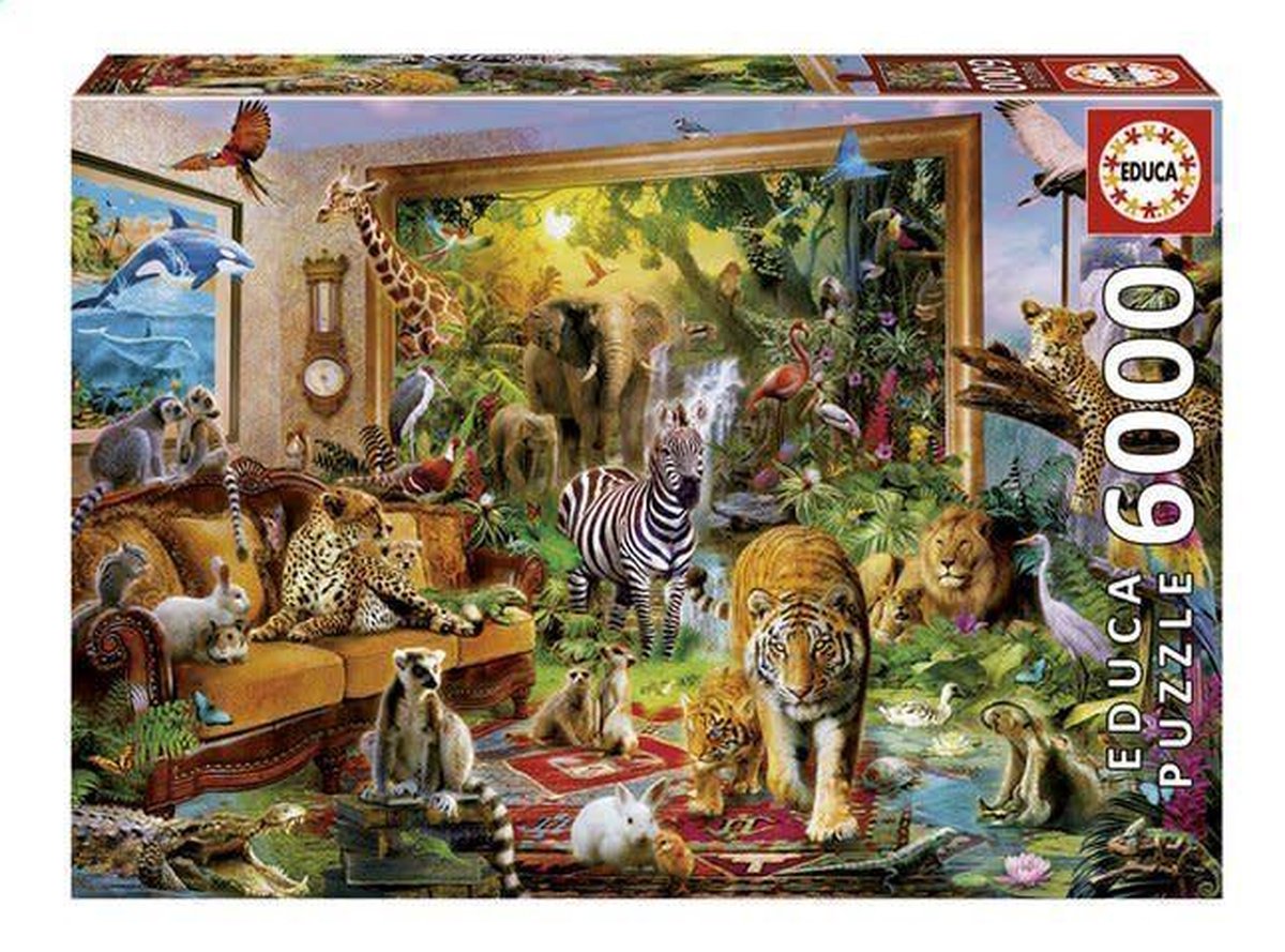 Educa - puzzle - 6000 pièces - entrez dans le monde