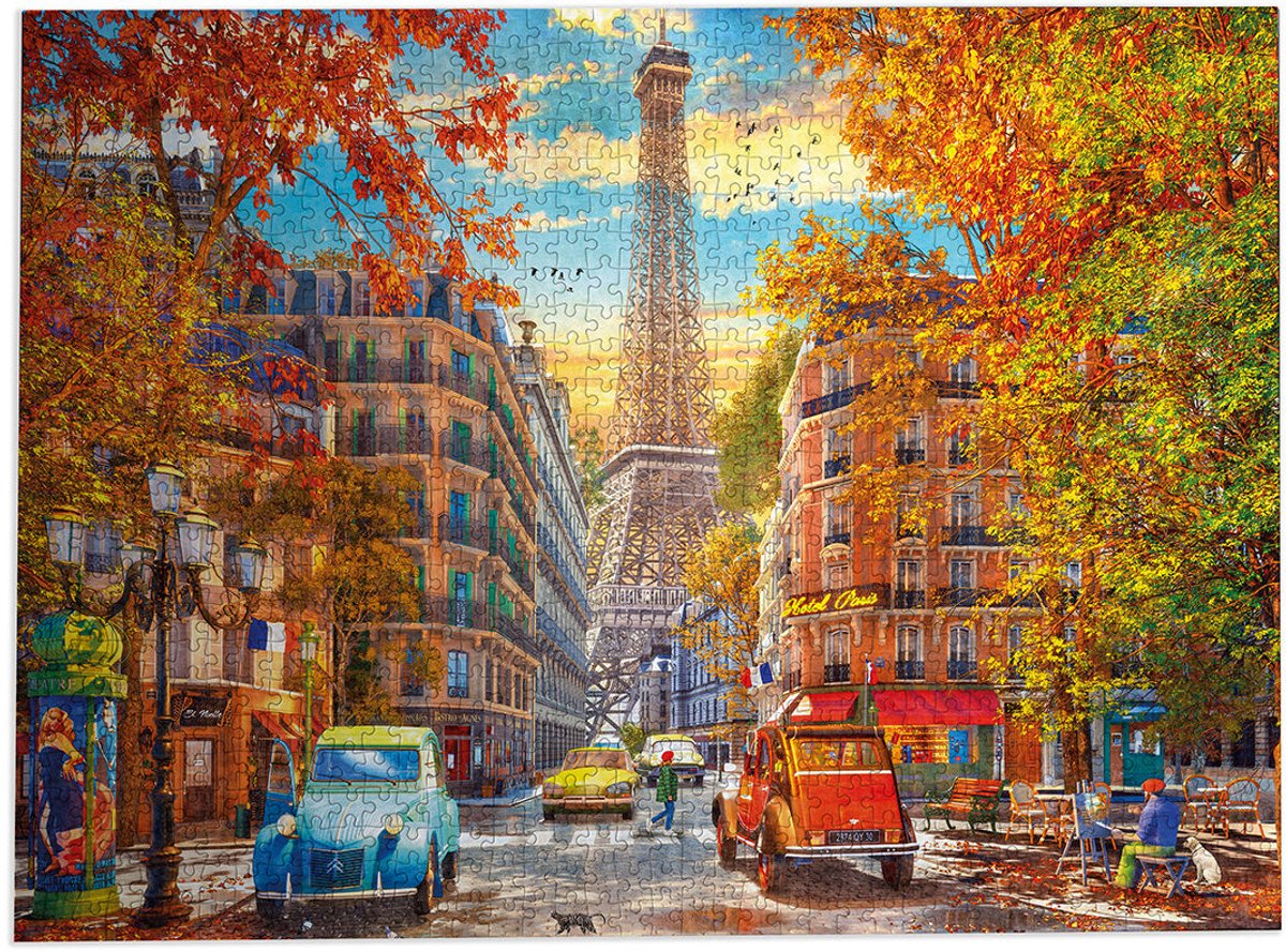Gibsons - l'automne à paris (par dominic davison) - 1000 pièces 68×49cm (l×h) - puzzle pour adultes