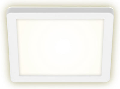 Briloner - Lampe d'extérieur LED - Applique d'extérieur incl. effet de rétroéclairage, plafonnier d'extérieur, lampe de bain 8 watts, 1 200 lumens, 4 000 kelvins, blanc