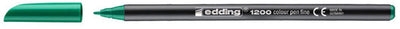 Stylo feutre edding 1200 noir, vert