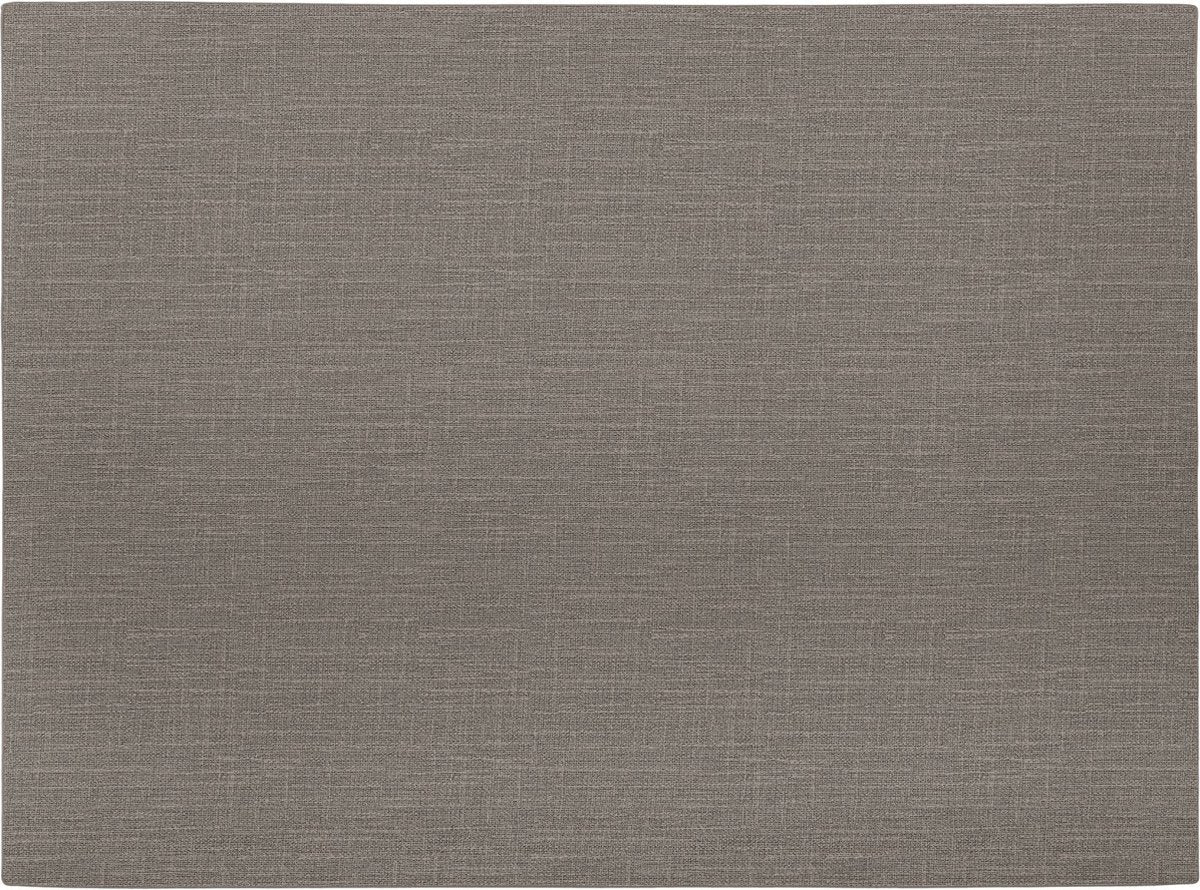 Mesapiu set de table aspect toile - rectangle - 33 x 45 cm - anthracite - lot de 4