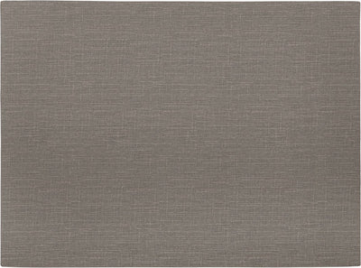 Mesapiu set de table aspect toile - rectangle - 33 x 45 cm - anthracite - lot de 4