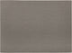 Mesapiu set de table aspect toile - rectangle - 33 x 45 cm - anthracite - lot de 4