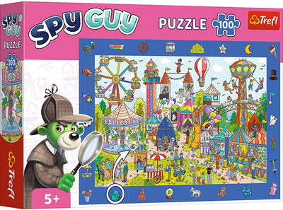 Puzzle Trefl - 100 pièces - observation - espion - parc d'attractions.