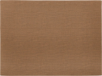Mesapiu set de table aspect toile - rectangle - 33 x 45 cm - noyer - lot de 4