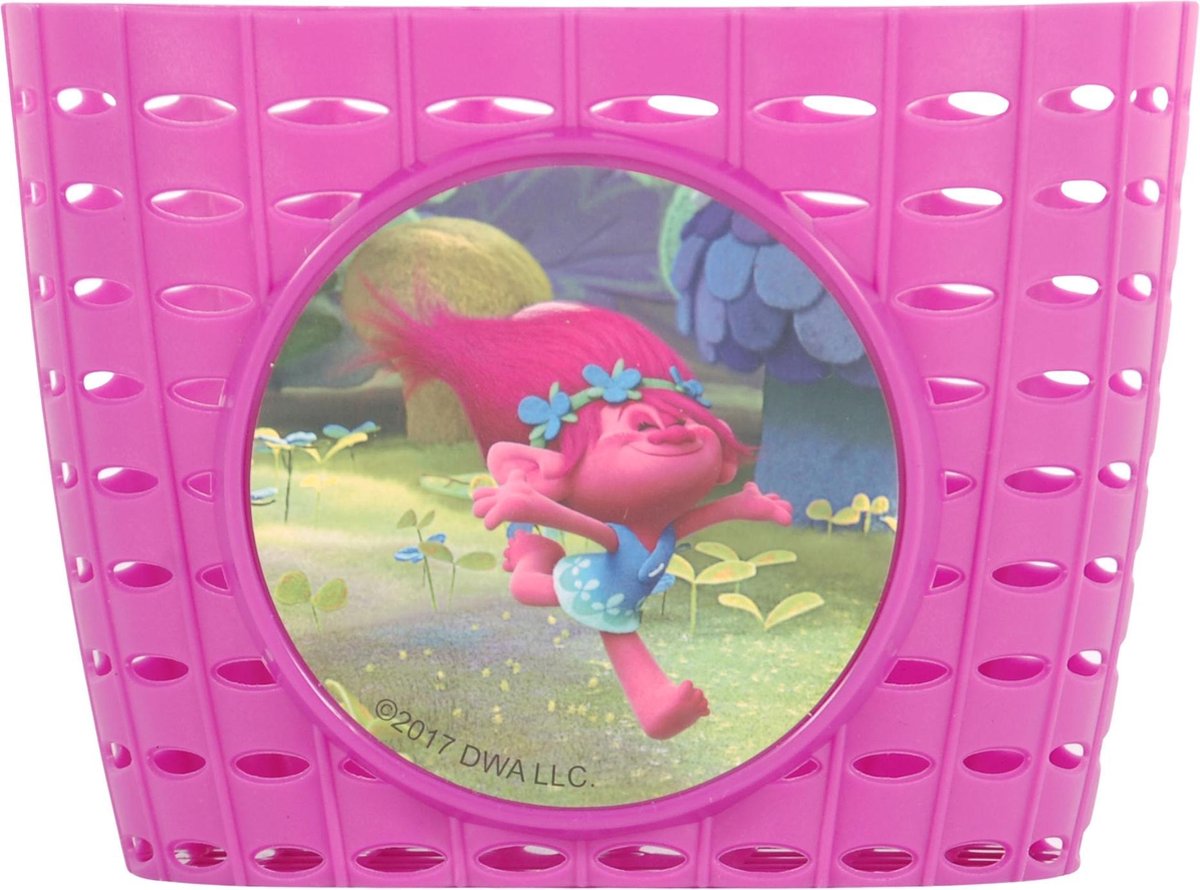 Panier à vélo Trolls Pink