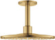 Douche de tête Grohe Rainshower Smartactive 31 cm avec bras de plafond avec 2 types de jets Cool Sunrise brossé
