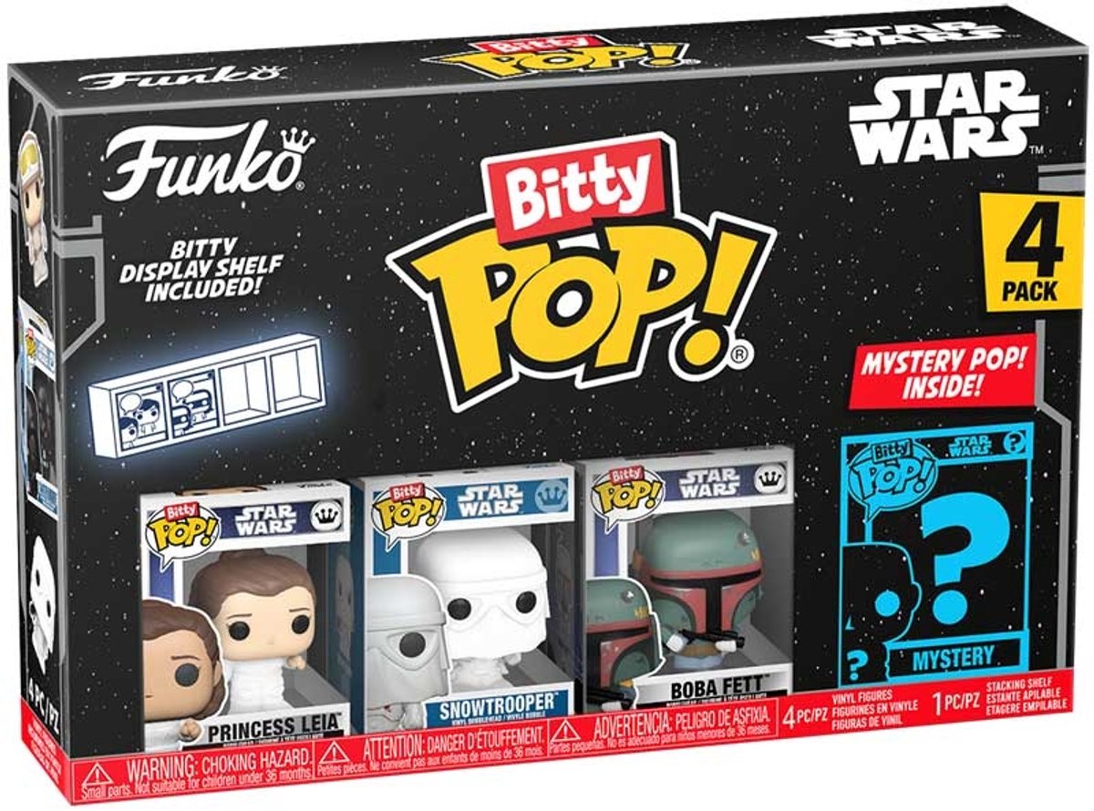 Funko bitty pop : star wars s2 - leia 4pk.