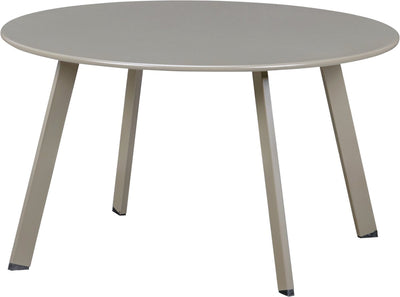 Table d'appoint de jardin Woood fer - métal - sable - 40x70x70