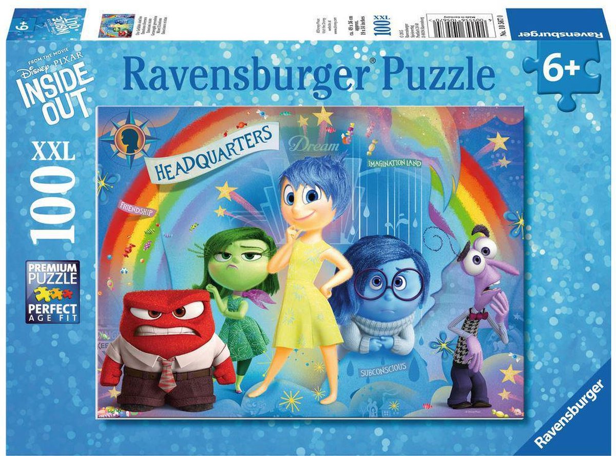 Ravensburger à l’envers ; sentiments mitigés - puzzle 100 xxl