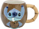 Tasse 3D Stor Stitch dans un coffret cadeau en noix de coco 420 ml bleu
