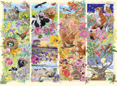 Gibsons - à travers les saisons (par Janice Daughters) - 1000 pièces 68×49cm (l×h) - puzzle pour adultes
