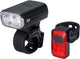 Bbb Cycling Nanostrike 500 Combo Ensemble de feux avant et arrière – 500 lumens – Rechargeable par USB – IPX6 résistant à la pluie – Éclairage de vélo pour vélo de route, VTT – BLS-265