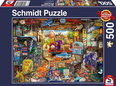 Schmidt - puzzle - vide-grenier - 500 pièces - enfants - à partir de 10 ans