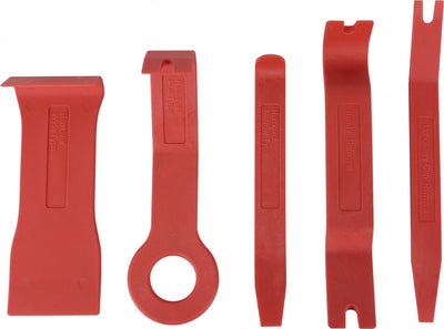 Jeu de leviers pour tissus d'ameublement Carpoint - Jeu de spatules pour enlever les tissus d'ameublement de voiture 5 pièces
