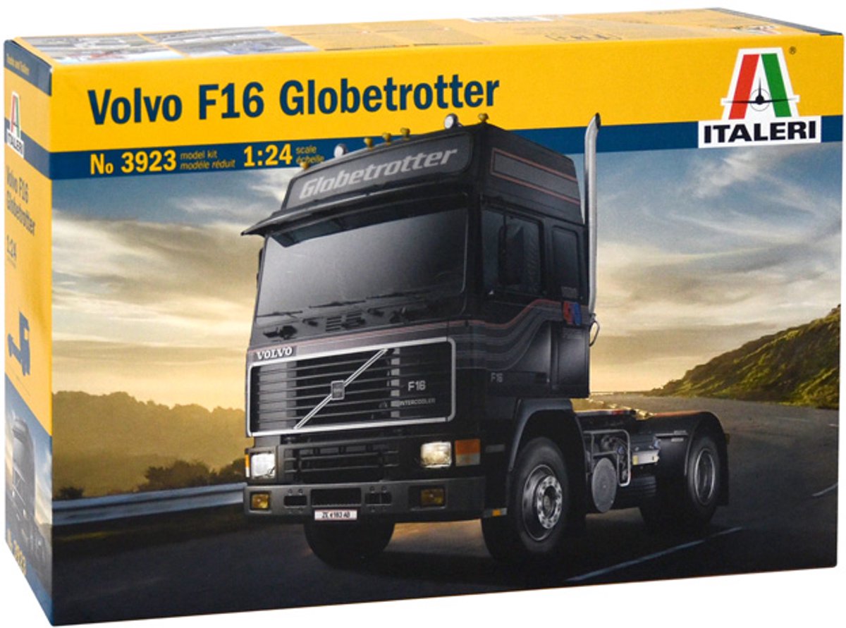 Italeri maquette camions - 3923 volvo f16 globetrotter plastique - 1:24 - modélisme
