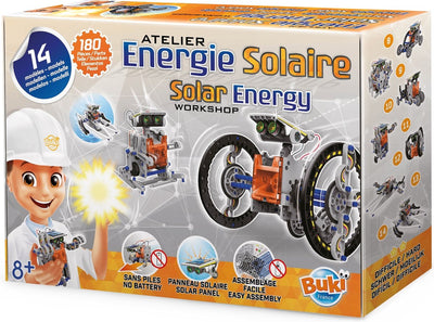 Buki france buki - véhicules à énergie solaire - jeu de construction - jouets éducatifs - expérience