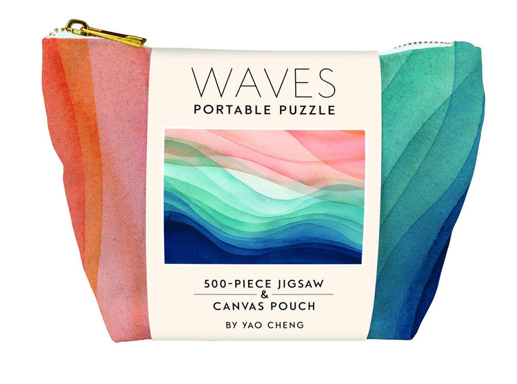Puzzle portable vagues