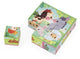 Janod - puzzle en carton - cubes animaux de la ferme