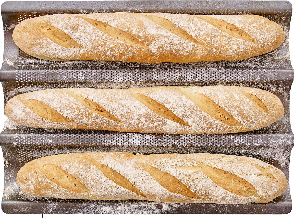 Rbv Birkmann Birkmann Plaque à pâtisserie facile - 3 baguettes