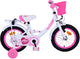 Volare Ashley Children's Bicycle - Girls - 14 pouces - blanc