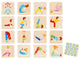 Gymnastique Goki Wooden Memo Game, 32dlg.