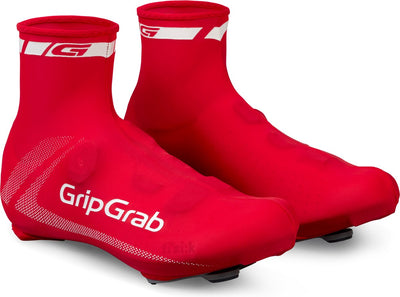 Gripgrab - raceaero couvre-chaussures de cyclisme d'été légers pour vélo de course aéro contre la montre - rouge - unisexe - taille unique
