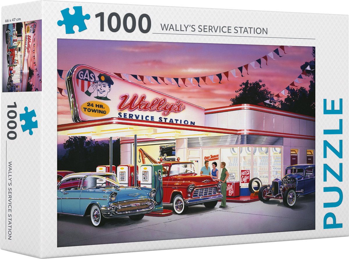 Rebo puzzle service de wally 1000 pièces